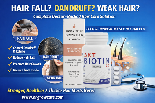 Hair Fall, Dandruff & Weak Hair? Here’s the Complete Doctor-Backed Hair Care Guide