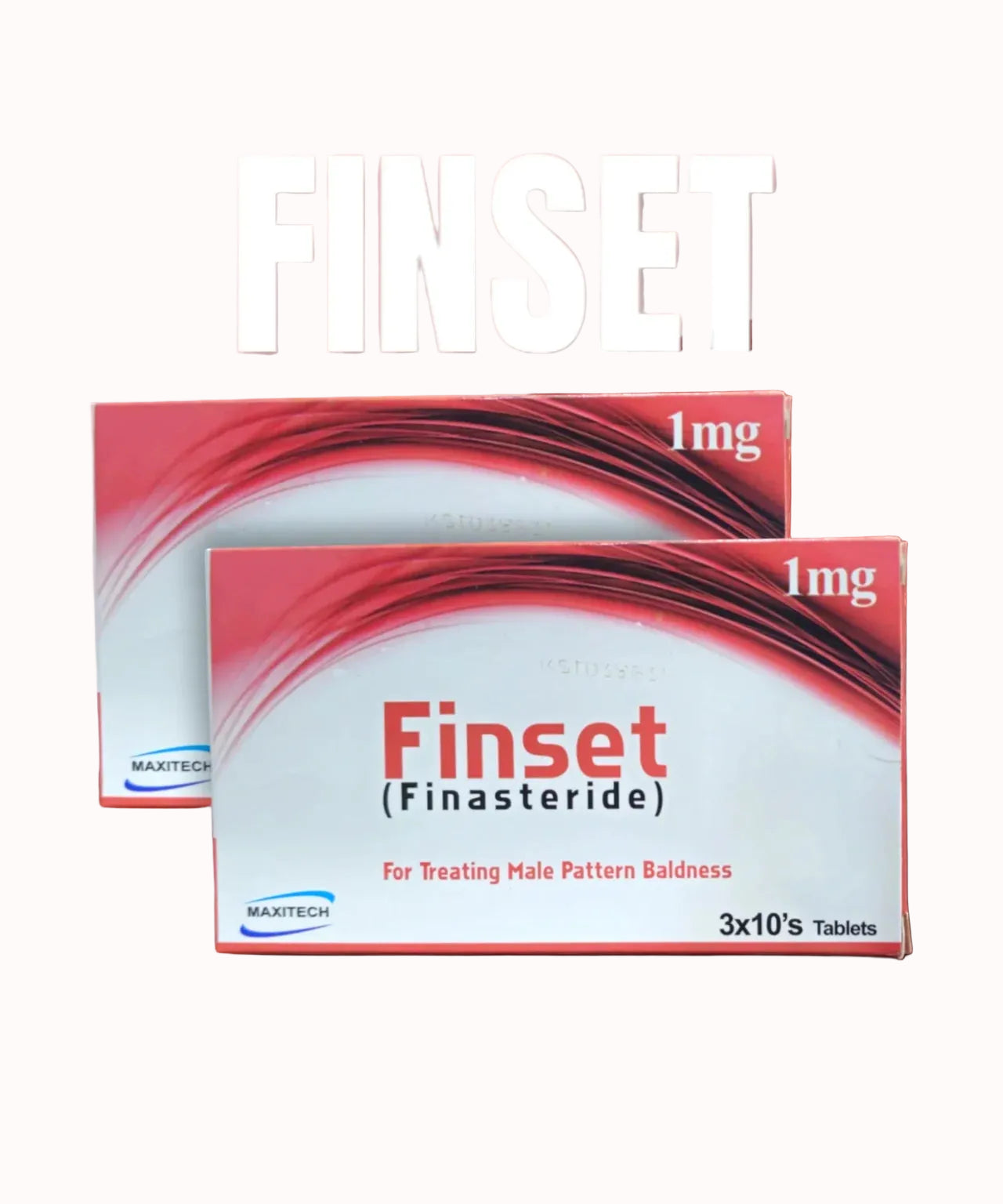 Finset 1mg finasteride tablets for hair fall control