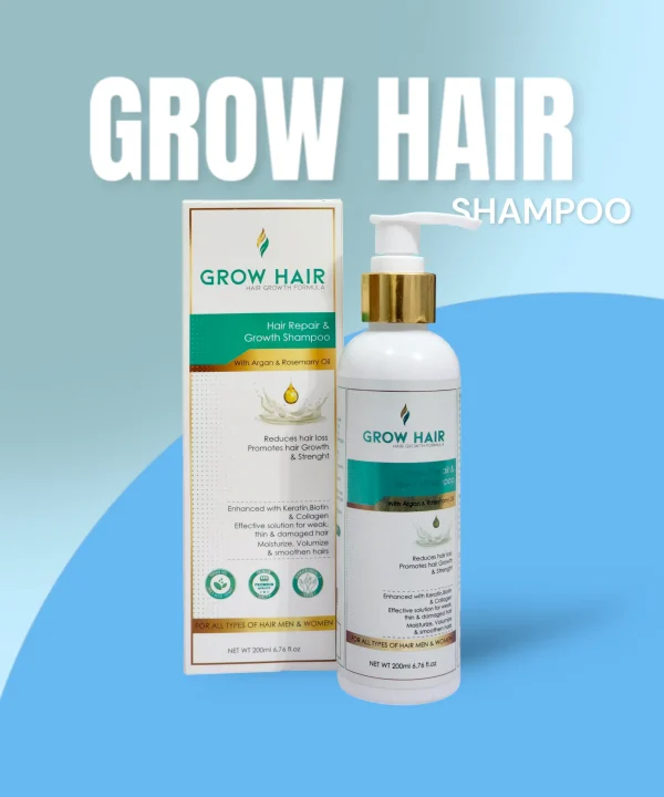 grow Hair Shampoo premium quality best for thin hair , weak folicle, and hair fall