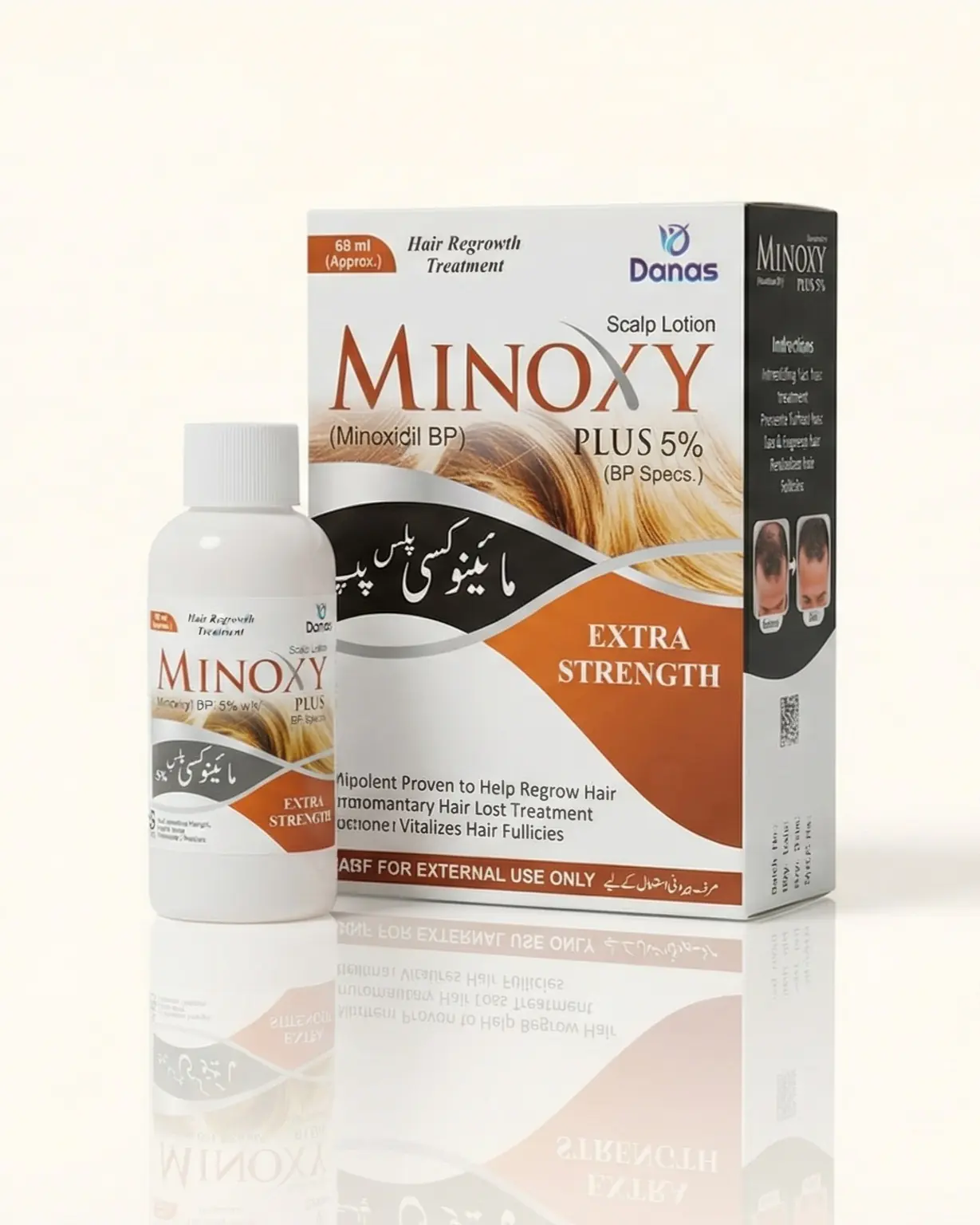 Minoxy Plus Minoxidil 5% Hair Regrowth Solution