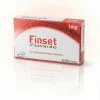 Finset finasteride 1mg tablet box for treating male pattern baldness and hair loss control