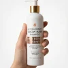 Grow hair shampoo Anti-dandruff grow hair shampoo bottle and box for hair repair, hair growth, and reduced hair fall