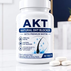 AKT Natural DHT Blocker with Biotin 2500mcg | Dr Grow Care |