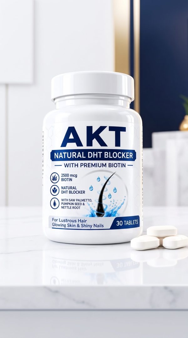 AKT Natural DHT Blocker with Biotin 2500mcg | Dr Grow Care | Coming Soon